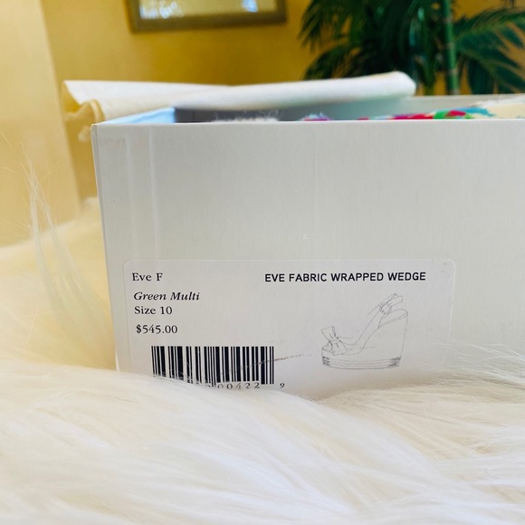 Frances Valentine Eve Fabric Wrapped Wedges - Picture 11 of 15